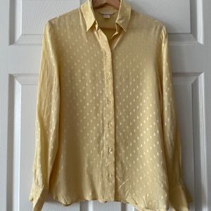 h&m vintage yellow shirt US0/EU32